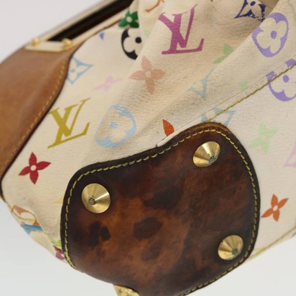 LOUIS VUITTON Monogram Multicolor Judy PM Shoulder Bag White M40257 Auth 43838 - Picture 16 of 16